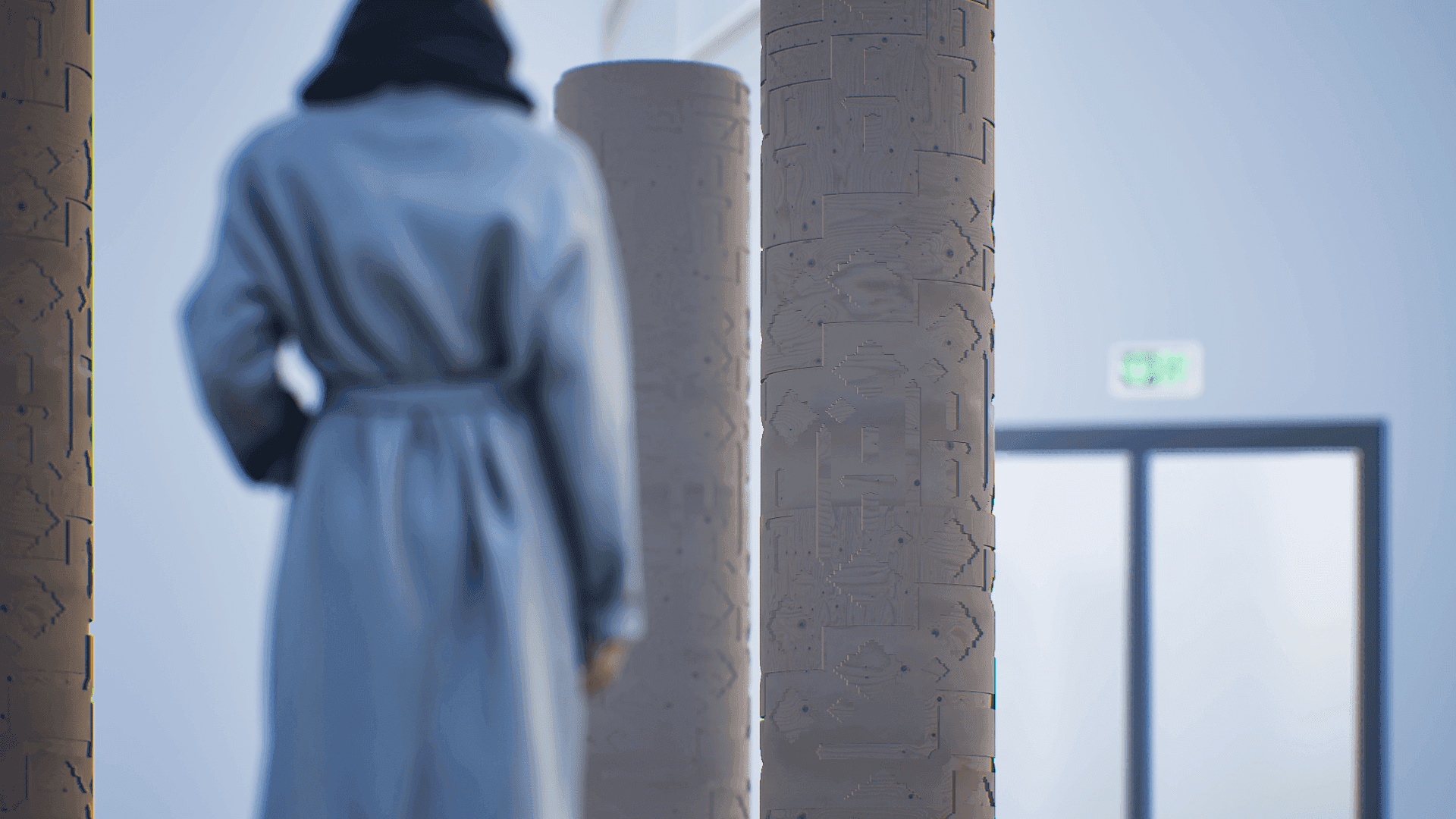 Vortex columns - stable in distribution by Farila Neshat